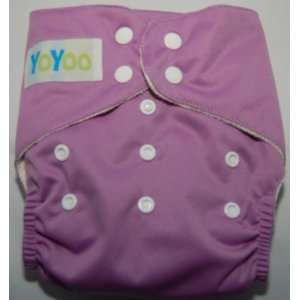  YoYoo One Size Bamboo Pocket Diaper Violet   Compare to 