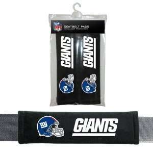  New York Giants Velour Seat Belt Pads: Sports & Outdoors