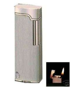 IM Corona Elysee Chrome Brushed Pipe Lighter 380051 NIB  