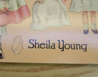   Old Fashioned Paper Dolls Sheila Young 1992 reprint 1919 1921  