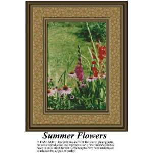  Summer Flowers Cross Stitch Pattern PDF Download Available 