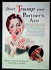 1933 Coca Cola Soda Pop Women Playing Cards Coke Art AD