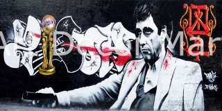 Scarface Graffiti CANVAS WALL ART  