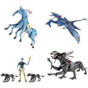 James Camerons Avatar Navi Creature Assortment Set Of 4 
