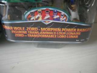   RANGERS   WILD FORCE   BLACK,RED & LUNAR WOLF ZORDS *MOC*  