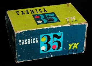 Vintage Yashica 35 YK Rangefinder Camera. w/ Box, Case, Manual 