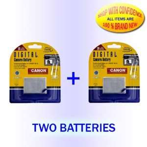  TWO PACK 3HR BATTERY FOR CANON SD500 SD20 SD10 SD550 IXUS 