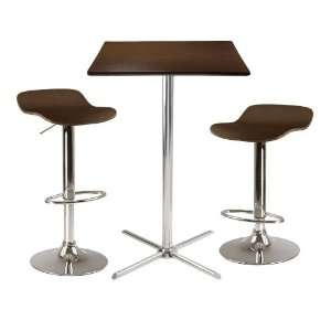    Winsome Wood Kallie 3pc Pub Table and Stool Set: Home & Kitchen