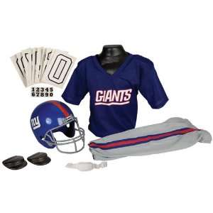   York Giants Youth NFL Deluxe Helmet and Uniform Set