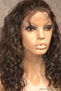 Indian Remy Full Lace Natural Curly Straight Wigs 18 32  