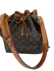 LOUIS VUITTON Monogram Petit NOE Shoulder Bag M42226 Bucket Handbag 
