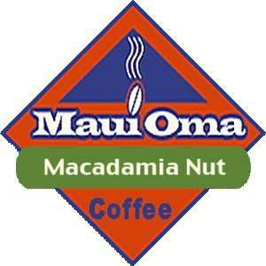 Hawaii Maui Oma Coffee 5 lb. Ground Macadamia Nut Decaf:  