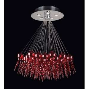 PLC Lighting 96949 RED chandelier: Home Improvement