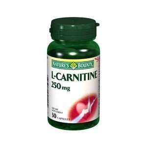   BOUNTY L CARNITINE 250MG 4140 30 CAPSULES