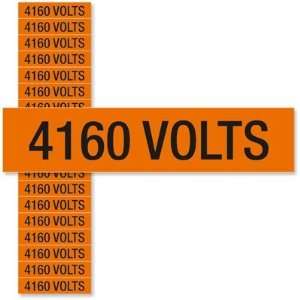  4160 Volts, Small (1/2 x 2 1/4) Label, 2.25 x 0.5 