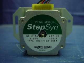 Sanyo Denki StepSyn Stepping Motor 103H7123 0654  