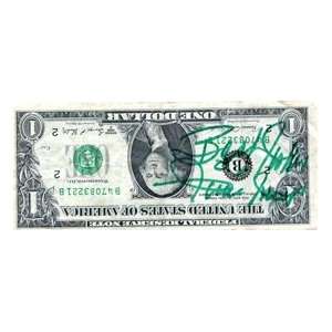  Willie Mays Autographed One Dollar Bill