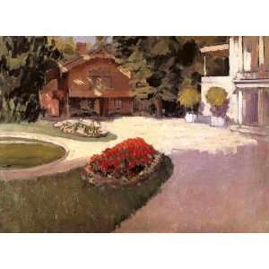   paintings   Gustave Caillebotte   24 x 18 inches   Garden at Yerres