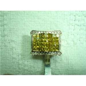  Diamond ring canary yellow 