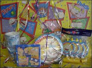 Rugrats 7 Piece Party Set For 8 Guests w Centerpiece  