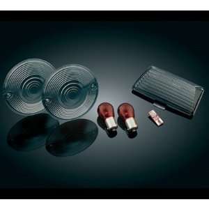  Kuryakyn 4995 Rear Smoke Lens/Red Bulb Kit For Harley 