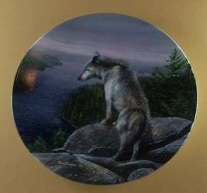 THE SILENT ONE Call of the Wilderness WOLF Plate #10  
