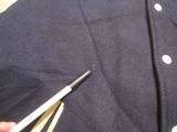 VTG 70s Brill Bros School Varsity Wool Leather Sleeve Letterman Jacket 