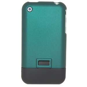 iPhone 1G 2G (Original iPhone) Rubberized Slider Case (Dark Green) 4GB 