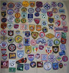 Soccer Futbol Logo Vintage 1970 80s Tournament LOT 100 Sew/Iron on 