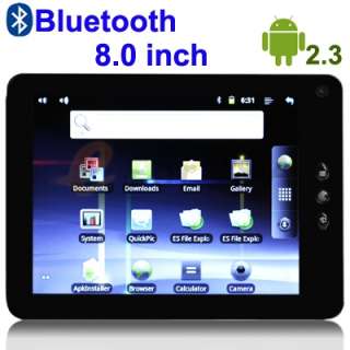  Google Samsung S5PV210 Android 2.3 Tablet PC WIFI Bluetooth  