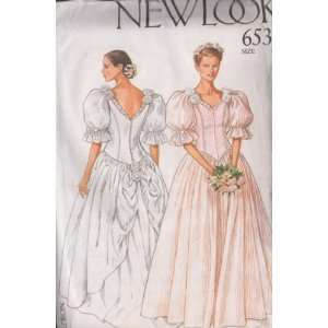 Seven Sizes In One Wedding Dress New Look Sewing Pattern 6538 (Size: 6 