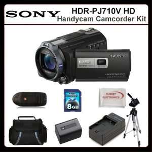 :Sony HDR PJ710V High Definition Handycam Camcorder (Black), Extended 