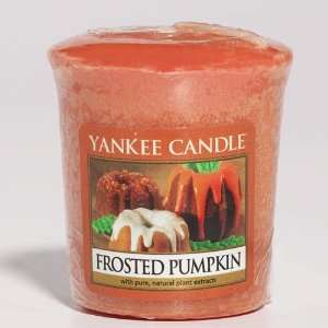   Pumpkin   Box of 18 Wrapped Votives Yankee Candle: Home & Kitchen