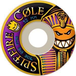   Cole Pharaoh 53mm Skateboard Wheels (Set Of 4): Sports & Outdoors