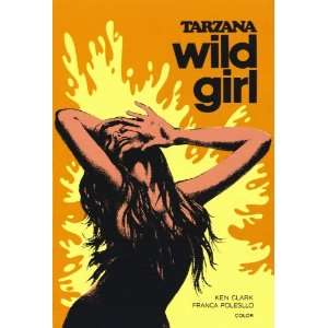 Tarzana, The Wild Girl Poster 27x40 Ken Clark Franca Polesello Beryl 