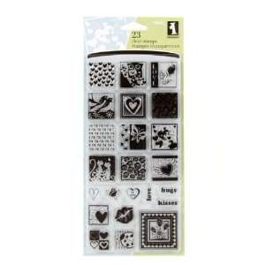  Inkadinkado Clear Stamp Heartful Of Love Collection By The 
