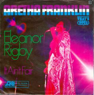 Single ARETHA FRANKLIN Eleanor Rigby (1969) BEATLES  