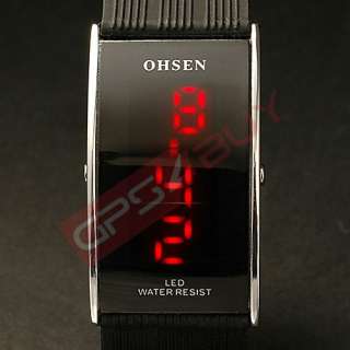   brand new ohsen woman and men s watch 2 rare stainless steel case and