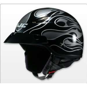   CL 21M Reign Half Motorcycle Helmet, MC 5F (Flat Tone Black Finish), L