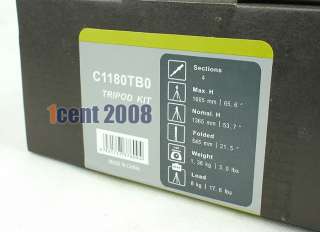 Benro C1180T B0 Carbon FLAT Tripod Kit *C 1180T+B 0  