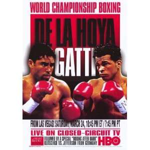  Oscar De La Hoya vs Arturo Gatti 11 x 17 Poster