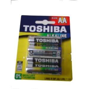  Toshiba Alkaline 1.5volts Batteries 50 Packs, 200 Pcs 