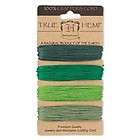 Color Topaz 100% Hemp Cord String Card 1mm 120 Feet  