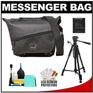 Acme Made Union Kit Messenger Bag Case (Black) with Tripod + Accessory 
