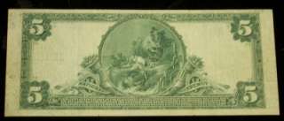 FINE 1902  PLAIN BACK  $5 CH.12132 EVANSVILLE, INDIANA NB  KELLYS $ 