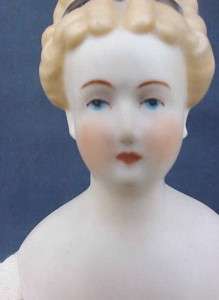   GERMAN REPRODUCTION PARIAN BISQUE SHOULDER HEAD DOLL 12IN  