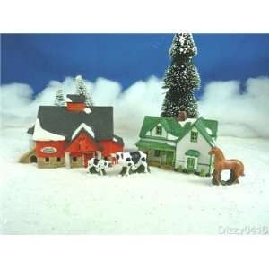   Jacob Adams Farmhouse & Barn Retired 6538 2 Set of 5 Sleeve included