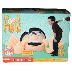   Gemmy Self   Inflating Food Fight Game, 4   Feet Wide: Toys & Games