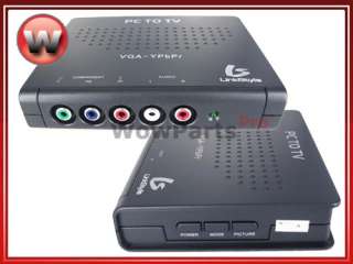 VGA SVGA PC to Component Ypbpr TV AV Converter Splitter  