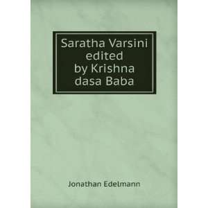   Saratha Varsini edited by Krishna dasa Baba Jonathan Edelmann Books